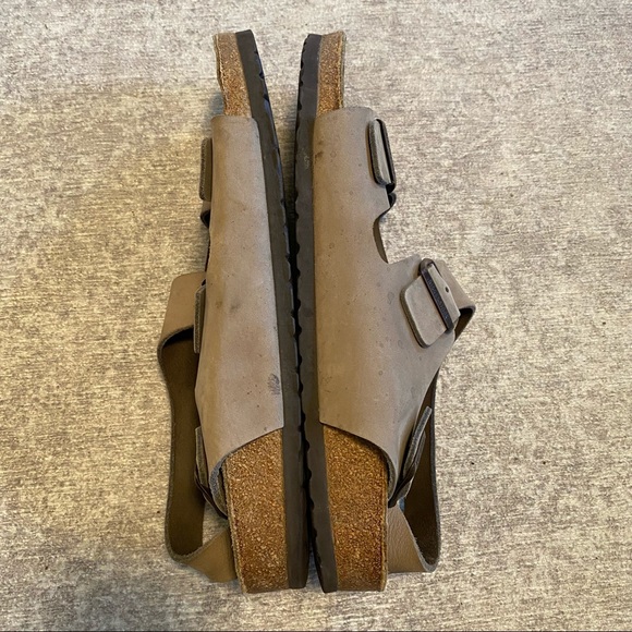 Birkenstock Milano Sandal Tan Slingback Leather 46 - Picture 4 of 10